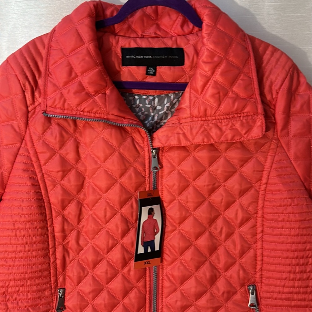 Marc New York Coral Quilted XXL Women’s Jacket - Picture 2 of 4